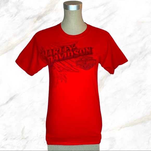 Harley Davidson | Red T-Shirt - Juliet, Illinois